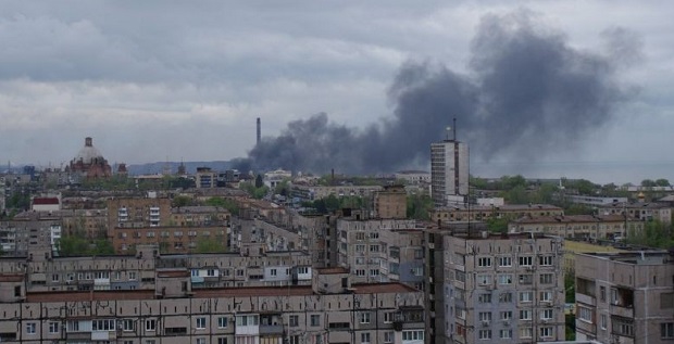 пожар мариуполь