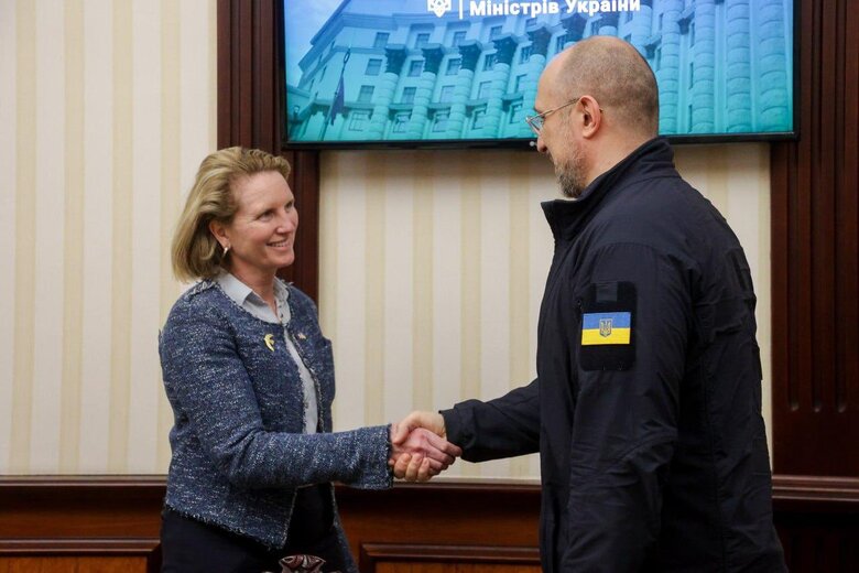 Зустріч адміністратора Агентства Сполучених Штатів з міжнародного розвитку (USAID) Ізабель Коулмен з прем'єром України Денисом Шмигалем