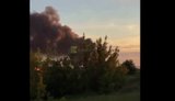 Saratov oil refinery on fire