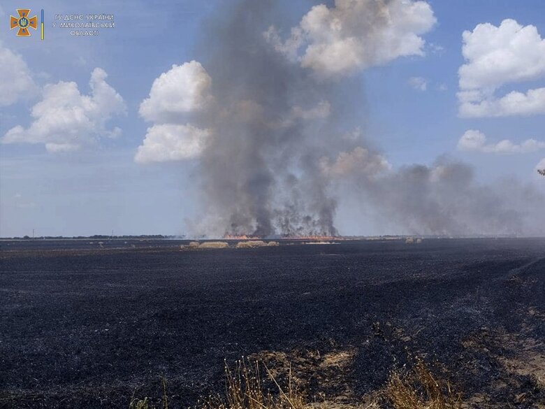 За минувшие сутки в Николаевской области из-за обстрелов российских войск произошло три пожара, - ГСЧС 05