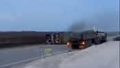 дрони розбили колону окупантів