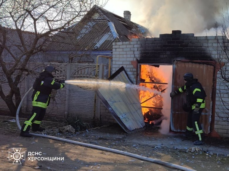 Обстріли Херсонщини