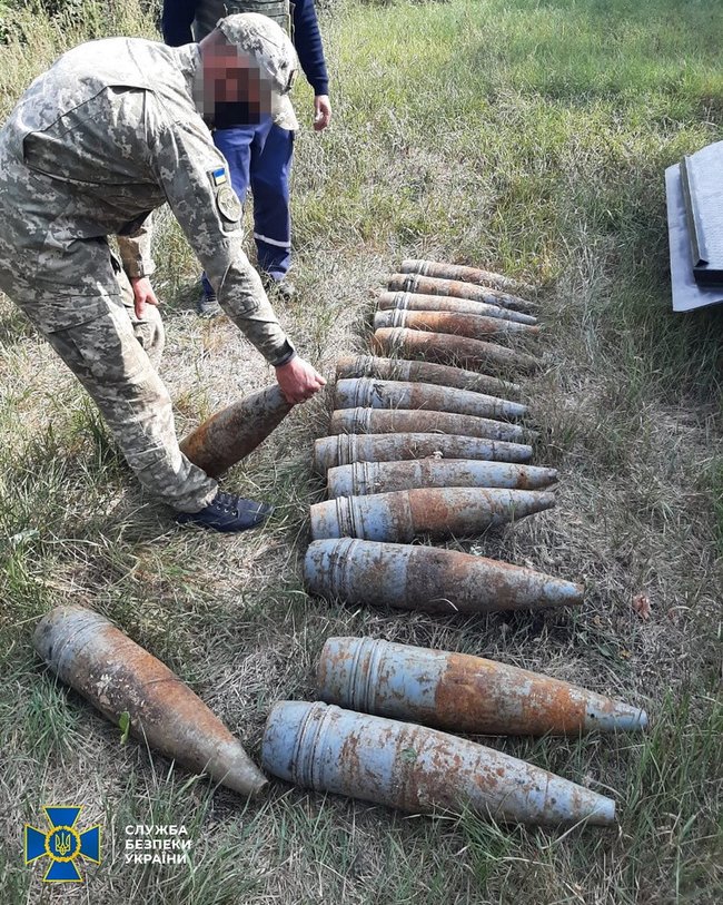 Схованку з 16 артснарядами виявлено на Луганщині, - СБУ 04
