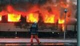 Пожар в поезде &amp;quot;Москва - Евпатория&amp;quot;: образовалась пробка из четырех поездов, пассажиров эвакуировали