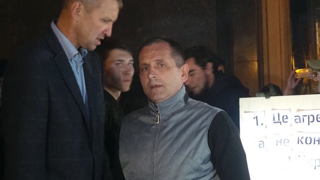 Нормандська змова - державна зрада! - під ОП відбулась попереджувальна акція проти можливих поступок Росії на переговорах стосовно Донбасу 10