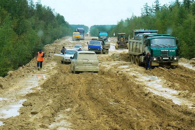 россия разруха дорога