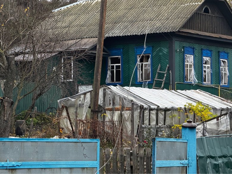 Новгород-Северский после обстрела