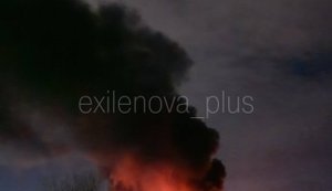 В Луганске поражена нефтебаза