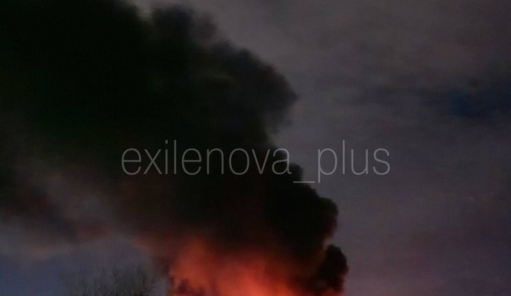 СБС уразили нафтобазу окупантів в тимчасово окупованому Луганську. ВIДЕО