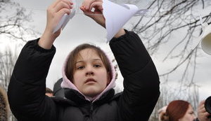 "Ангелы памяти" и панихида: в Киеве почтили память погибших в Революции Достоинства. ВИДЕО+ФОТОрепортаж