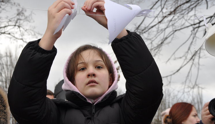 "Ангелы памяти" и панихида: в Киеве почтили память погибших в Революции Достоинства. ВИДЕО+ФОТОрепортаж