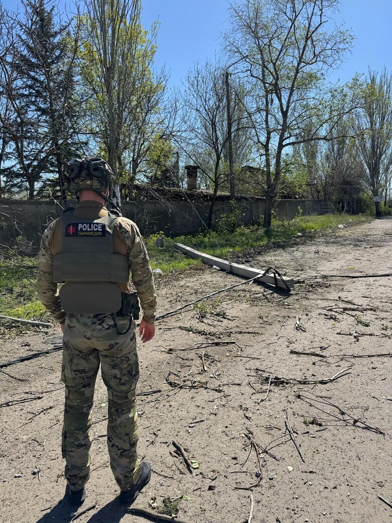 удар по Константиновке