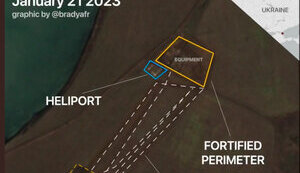 Russians built military base in south of Ukraine. PHOTO