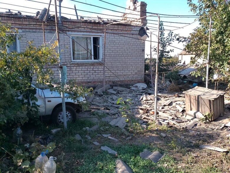 Наслідки обстрілів Нікопольщини 23 вересня