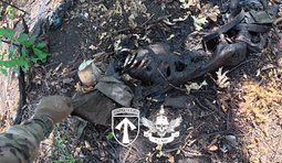 тіло обгорілого росіянина на харківщині