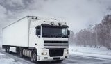 снег,фура,грузовик