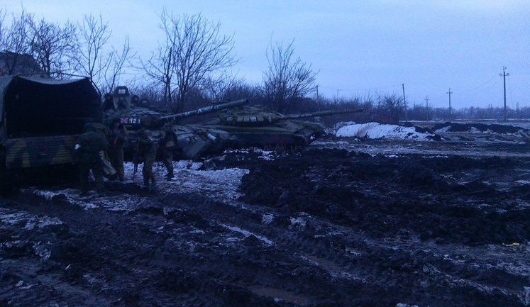 Перші бої під Дебальцевим у 2015 році