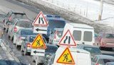 Snow Paralyzes Traffic in Kyiv: Cars Drive 7-10 km/hour