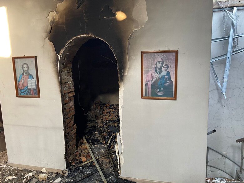 Russians damaged church in Kherson region with shelling 03