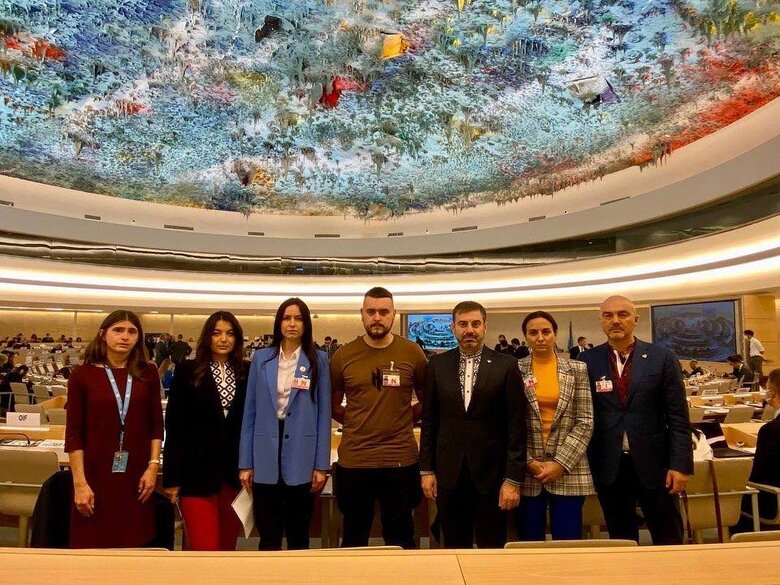 Relatives of defenders of Azovstal took part in meeting of UN Human Rights Council 01