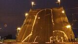 &amp;quot;Х.й в плену ФСБ&amp;quot; - в Петербурге нарисовали огненный 65-метровый фаллос напротив здания службы безопасности. ФОТОрепортаж.
