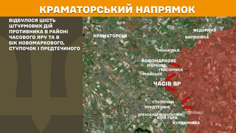 What is happening at the front on 3 April 2025