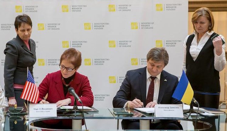 United States and Ukraine sign agreement to share tax information. PHOTO