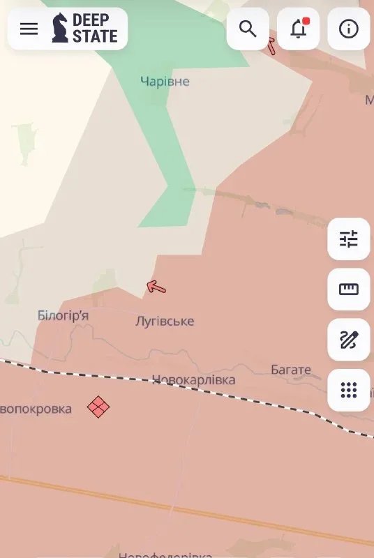 Мапа бойових дій