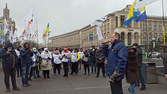 Локдаун - это смерть для бизнеса: ФОПы протестуют на Майдане против карантина для предпринимателей 12
