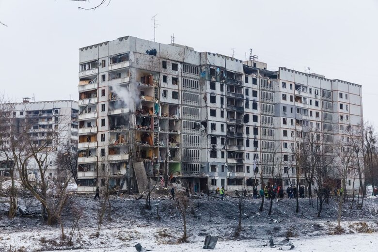 Наслідки ракетних обстрілів Харкова