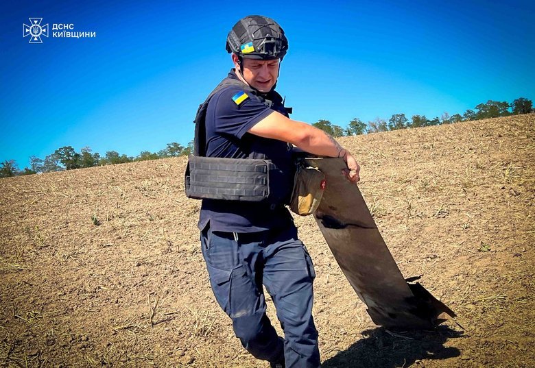 Обезвреживание ракеты в Белоцерковском районе