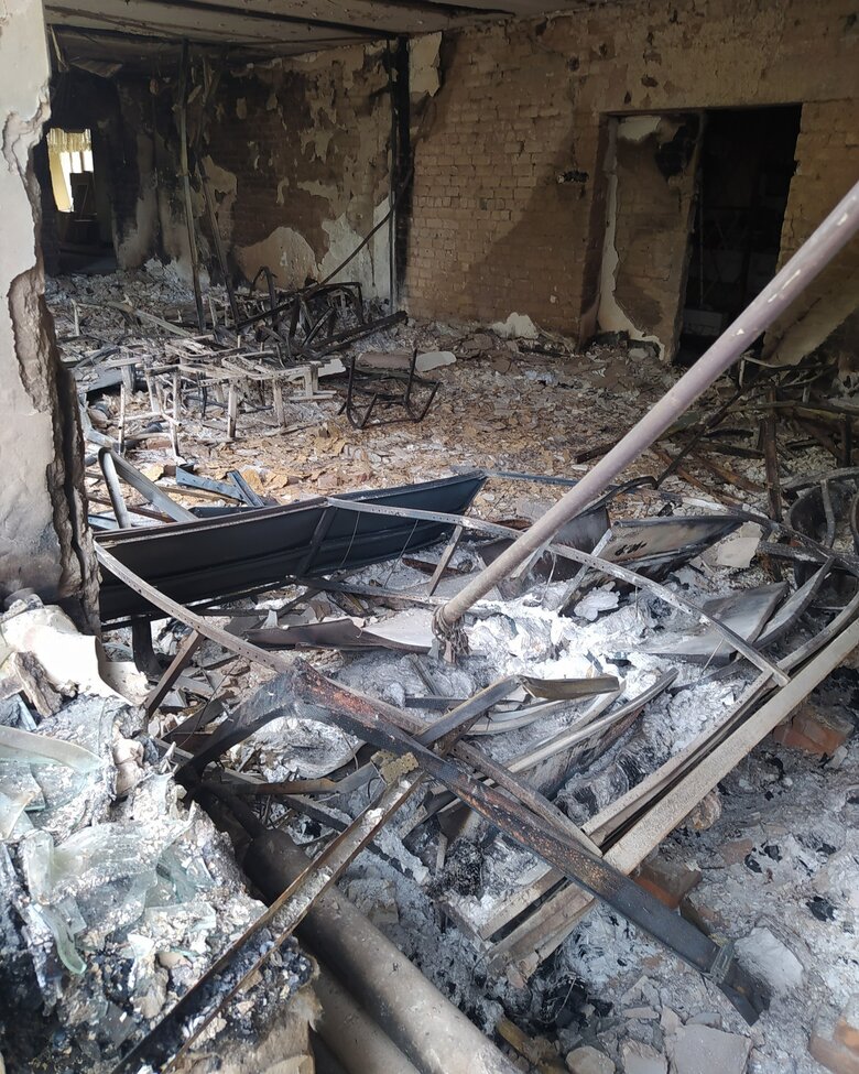 Russian invaders bombarded village in Zaporizhzhia region with phosphorus bombs 03