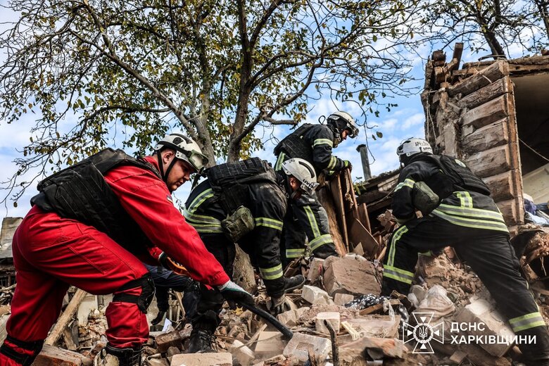 Наслідки удару по Основ’янському району Харкова