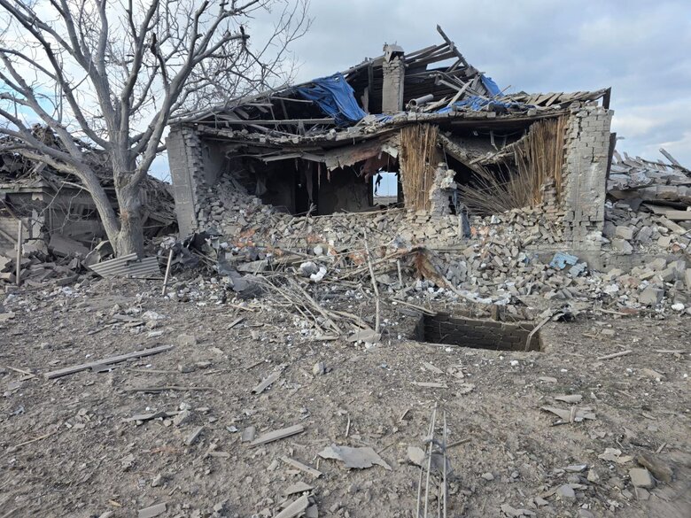 Consequences of the shelling of Donetsk region on 1 April 2025