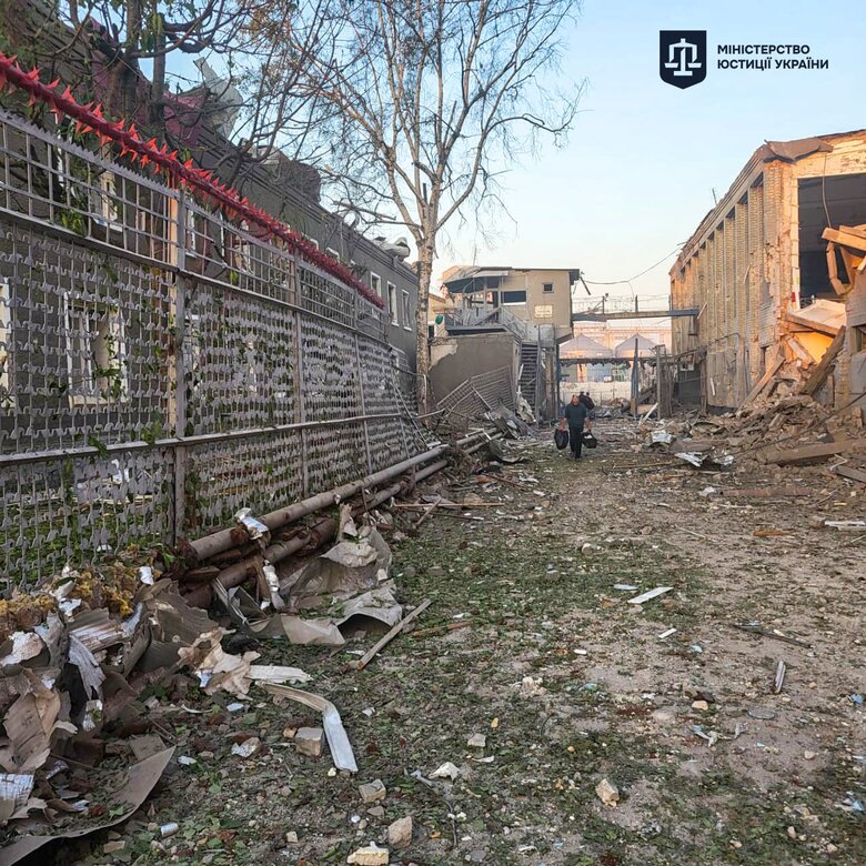 Біленьківська колонія після обстрілу
