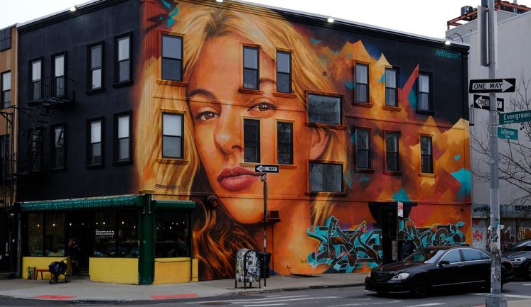 Мурал на честь убитої української біженки Заруцької з’явився у США. ФОТОрепортаж