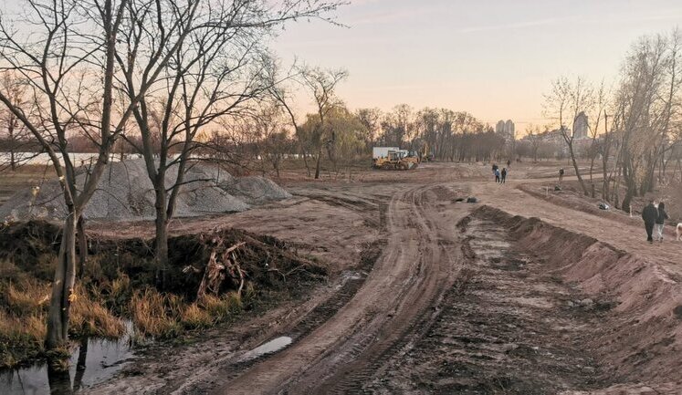 Прокуратура открыла производство по факту уничтожения природы на заповедном Оболонском острове в Киеве