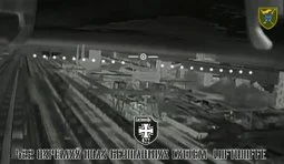 Soldiers of the 422nd Regiment struck two of the occupiers’ locomotives