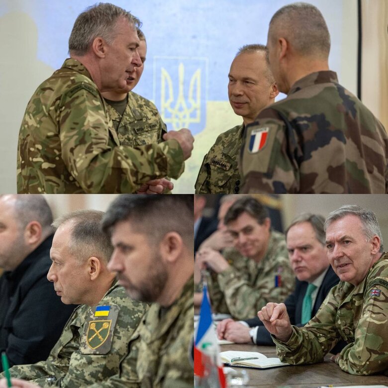 Сырский с иностранными коллегами
