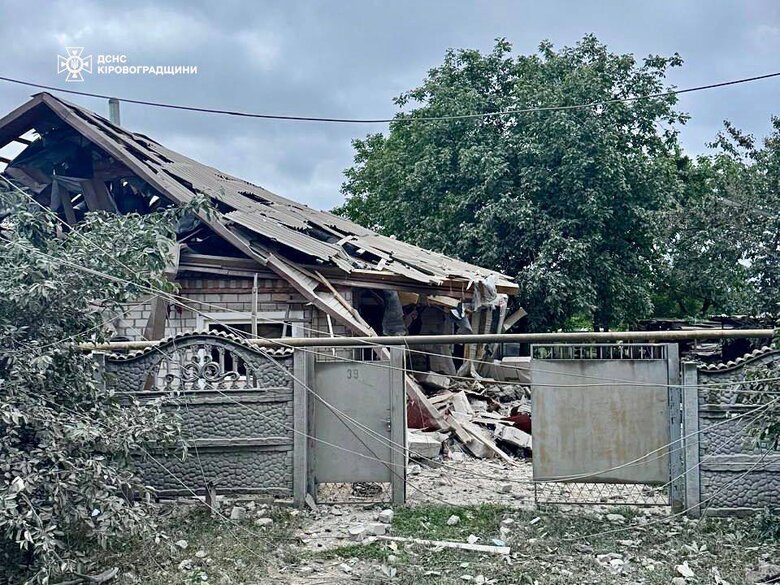 Наслідки удару по Світловодську