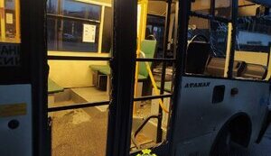 Russians attacked bus in Kherson with drone: 5 people, including two children, were wounded
