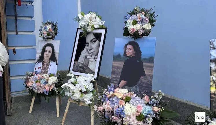 Із загиблою військовою 10-ї ОГШБр "Едельвейс" Вікторією Бобровою (Квіткою) попрощалися у Києві. ФОТОрепортаж