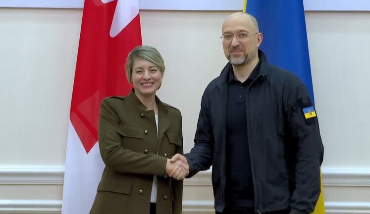 Shmyhal and Canadian Foreign Minister Joly discuss confiscation of Russian assets. VIDEO