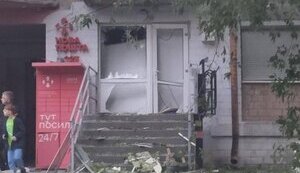 Several branches and sorting office of Nova Poshta were damaged as result of combined attack by Russian Federation on Kyiv and region. PHOTO