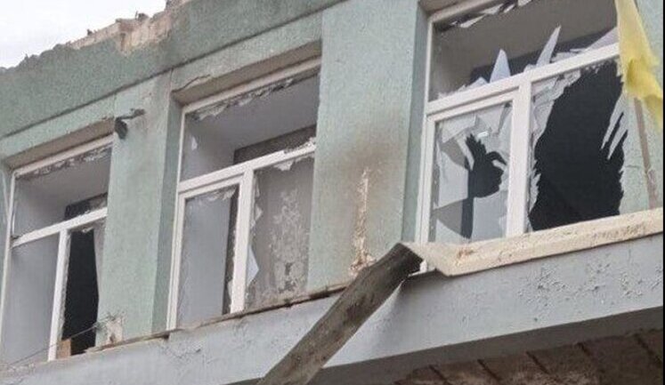 Russians dropped explosives from drone on invincibility point in village in Kherson region, man wounded in Beryslav. PHOTO