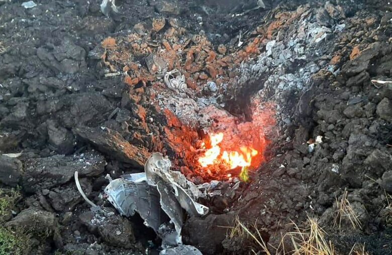 Уламки російських ракет, збитих на Дніпропетровщині