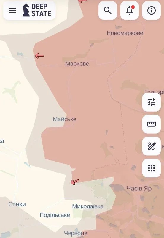 Мапа бойових дій