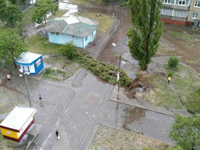 Три людини травмовано через ураган у Сумах, - Нацполіція 02 Три людини травмовано через ураган у Сумах, - Нацполіція 02