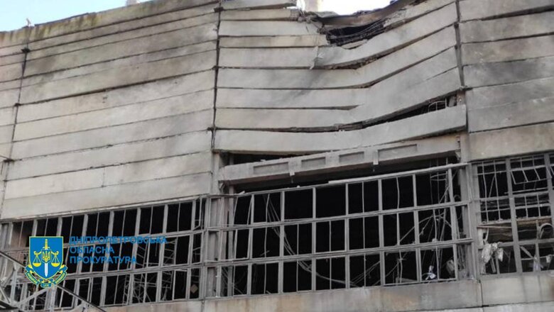 Consequences of rocket fire and drone attacks in Dnipropetrovsk region 08