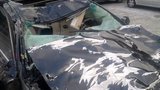 Коровы изуродовали шикарный Lexus. ФОТОрепортаж